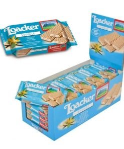 1 Espositore da 24 Loacker Vanilla Ripieno di Crema alla Vaniglia da 25 grammi
