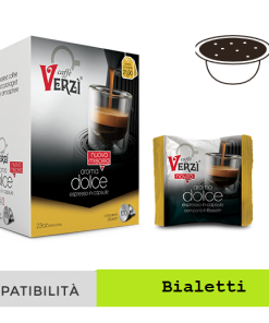 400 Capsule Caffè Verzì Aroma Dolce Compatibili con Bialetti Originali Verzi
