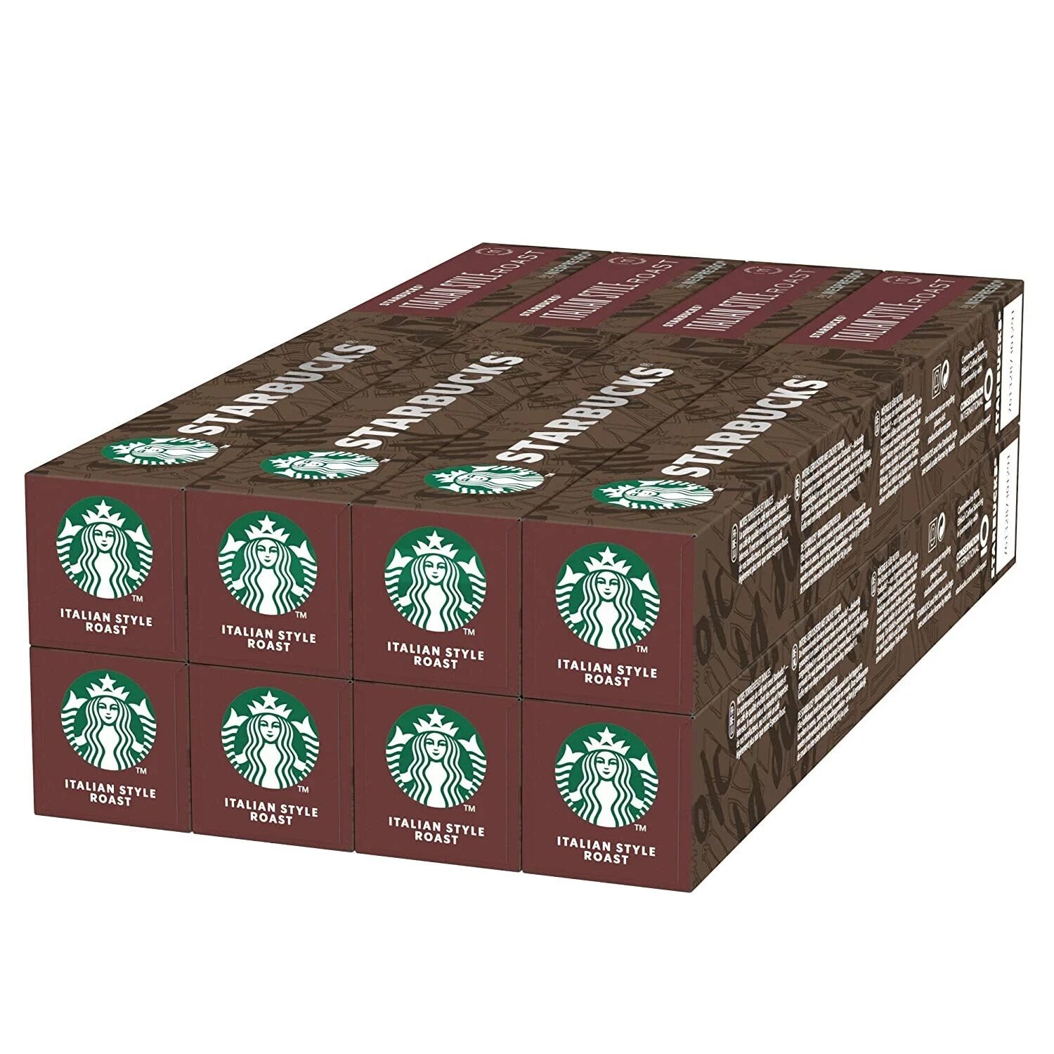 80 Capsule Caffè ITALIAN STYLE ROAST Starbucks Originali By Nespresso Originali