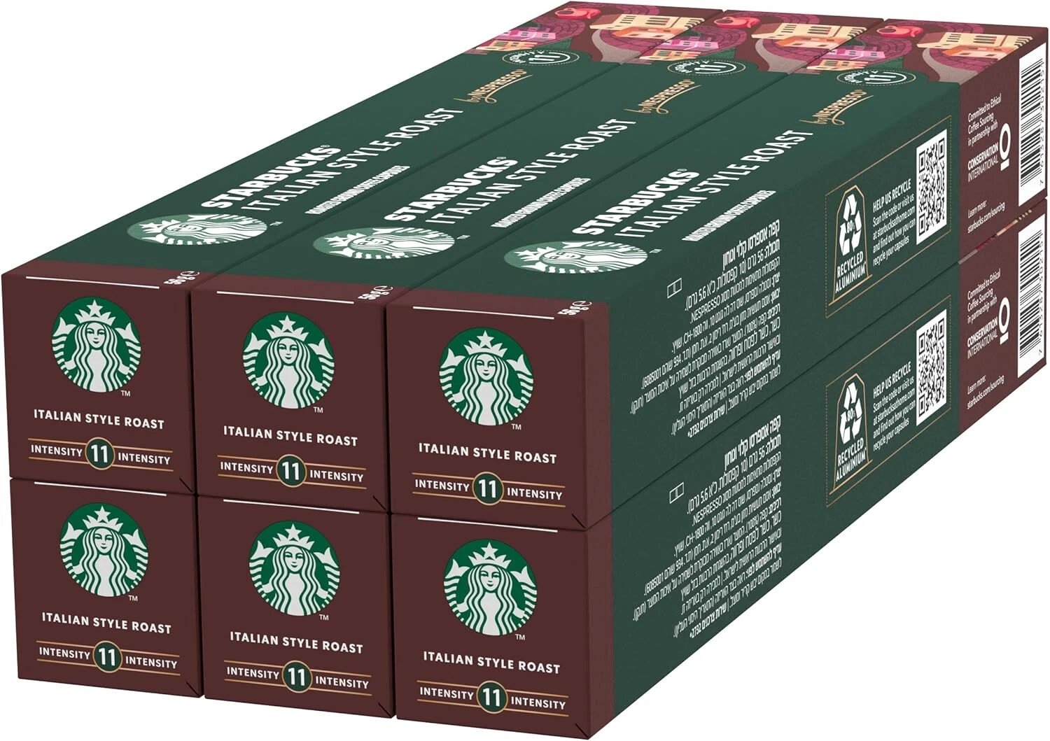 60 Capsule Caffè ITALIAN STYLE ROAST Starbucks Originali By Nespresso Originali