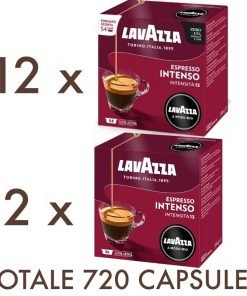 720 Capsule Caffè Espresso INTENSO Lavazza A Modo Mio Originali Intensità 13
