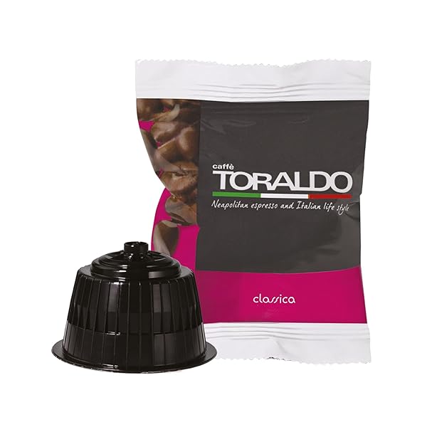 CAFFÈ TORALDO | Compatibile Dolce Gusto* | Caffè Selezionato, Tostato e Torrefatto in Italia | Eccellenza del Caffè Napoletano
